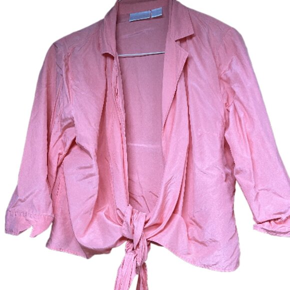 16 Worthington Cropped coordinated pant set. - Picture 2 of 7